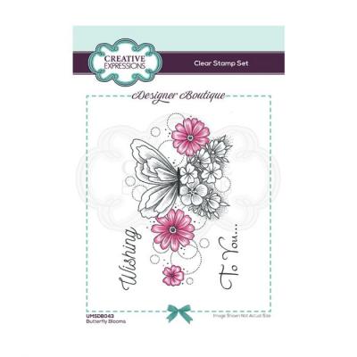 Creative Expressions Clear Stamps Designer - Butterfly Blooms